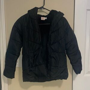 Wonderkids Black Puffer Jacket for Kids